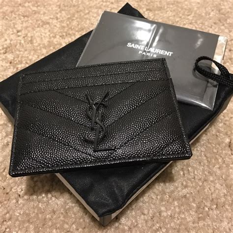 ysl card holder money clip|YSL card holder for men.